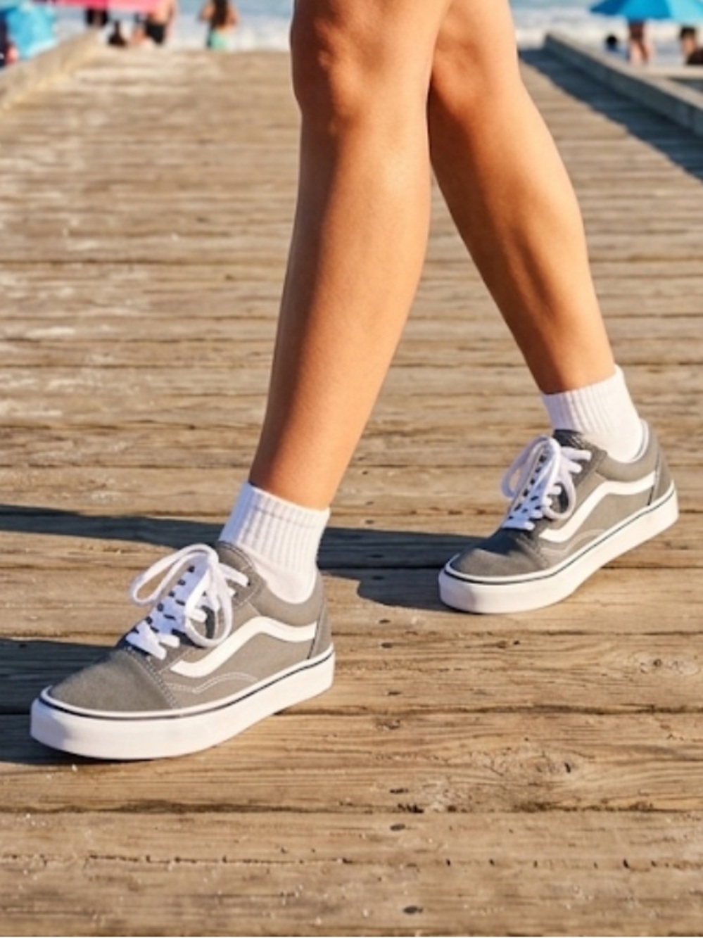 Vans Old Skool Pewter True White Sneaker Retro Vans Striped Sneaker NWT in Box